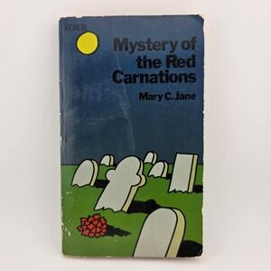 Mystery of‎ the Red Carnations Mary C. Jane Paperback 1968 Vintage Pre-Owned